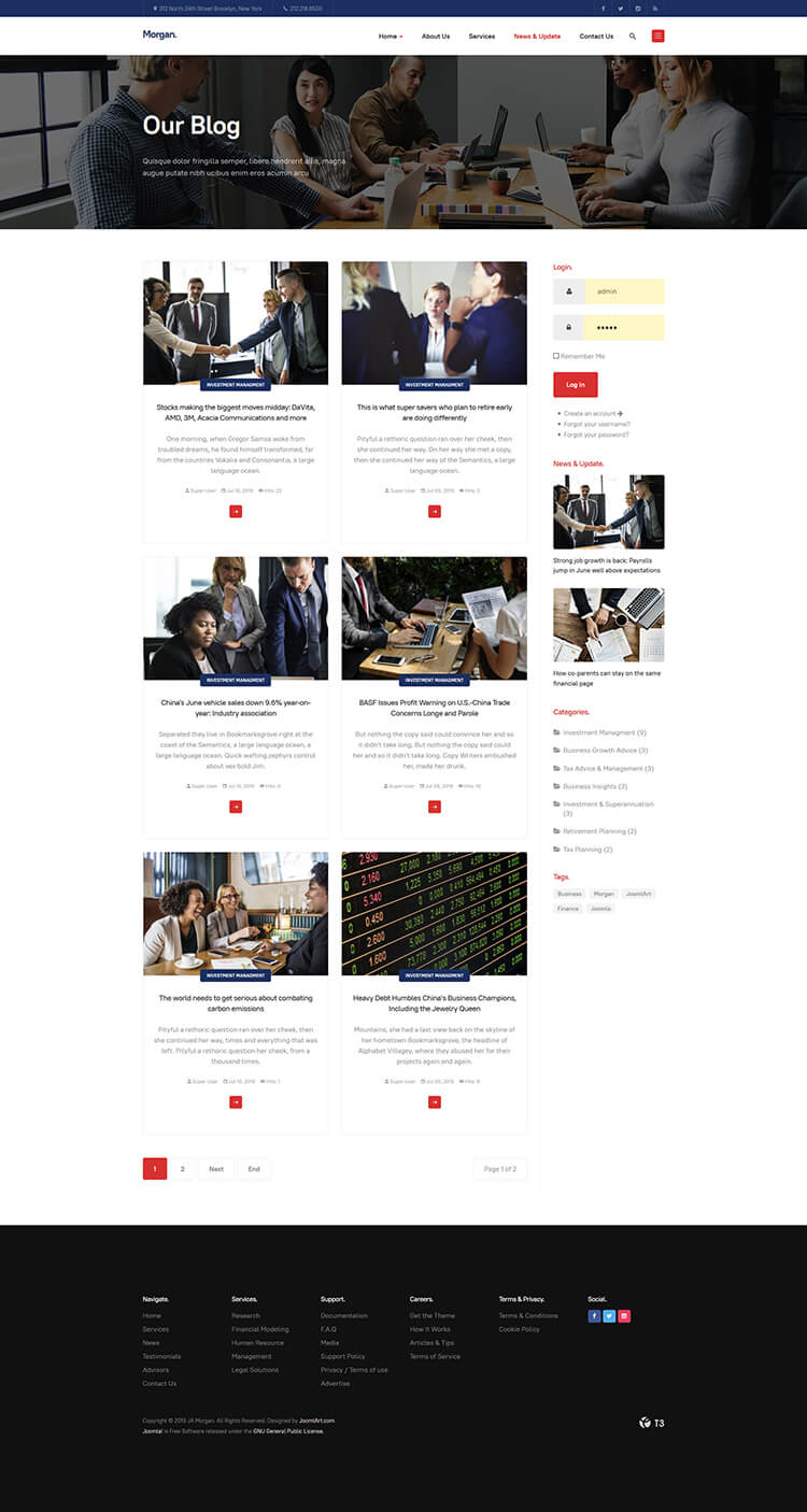 Blog Page